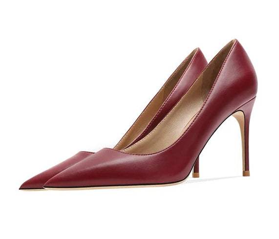 Matte Black Women's High Heels