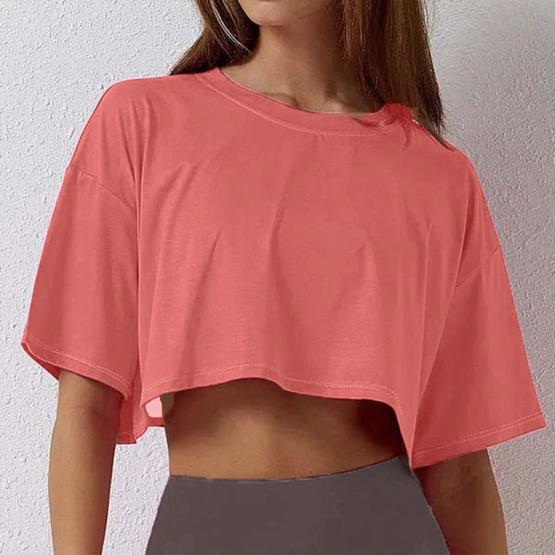 Navel Baring Loose Shirts