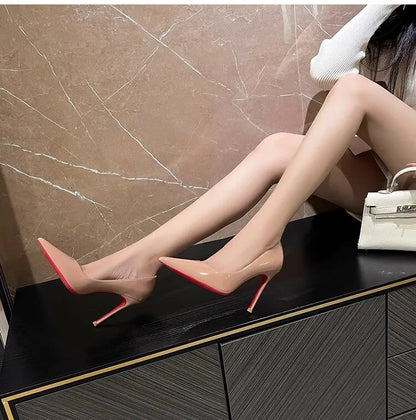 Red Bottoms Pointed Toe High Heels