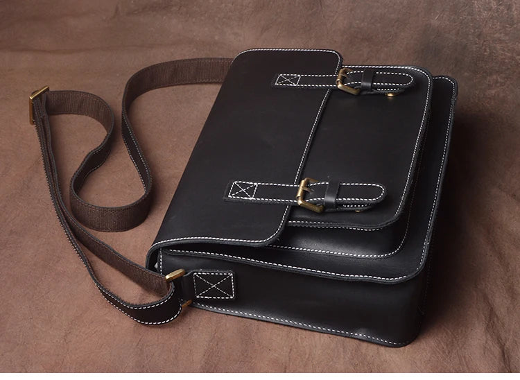 Retro Bag Crazy Horse Leather Bag Men's