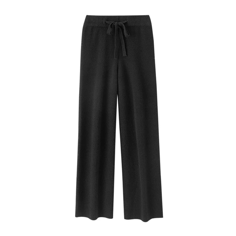 Merino Wool Women's Pants Straight