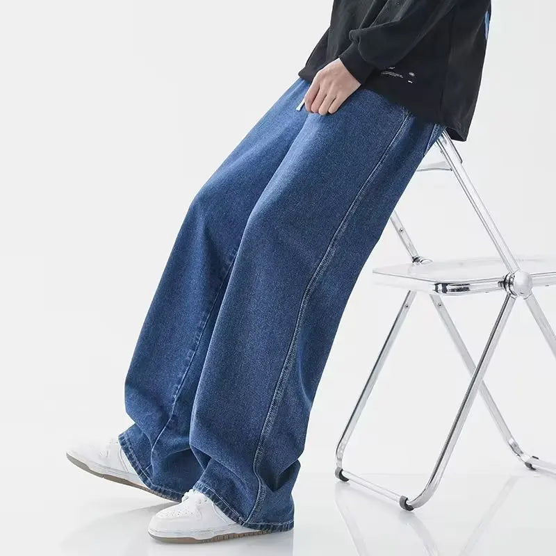 Men's Casual Long Jeans Classic Man Straight