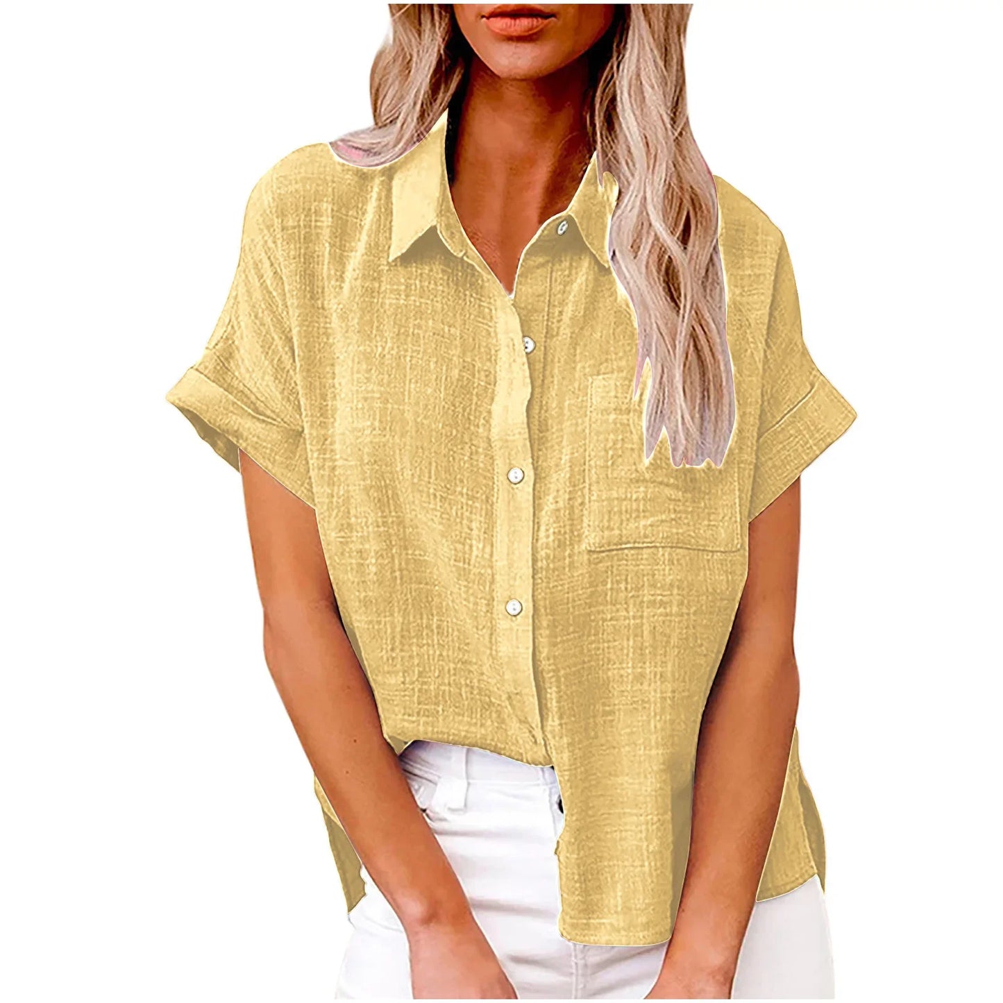 Linen Casual T-Shirt