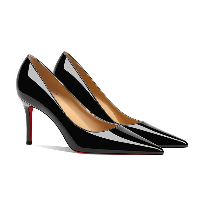 Red Bottoms Pointed Toe High Heels