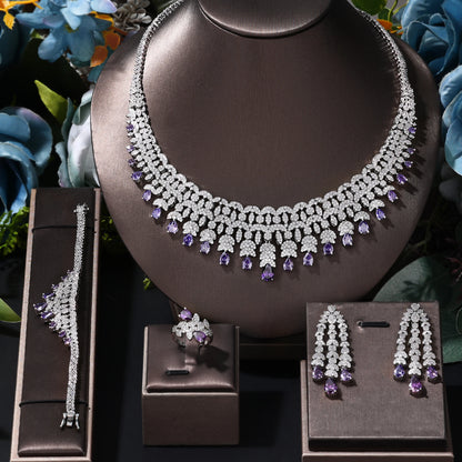 Cubic Zirconia Dubai Jewelry Set
