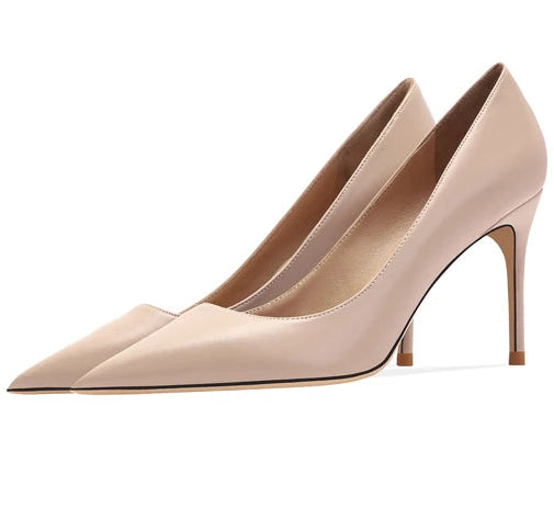 Matte Black Women's High Heels
