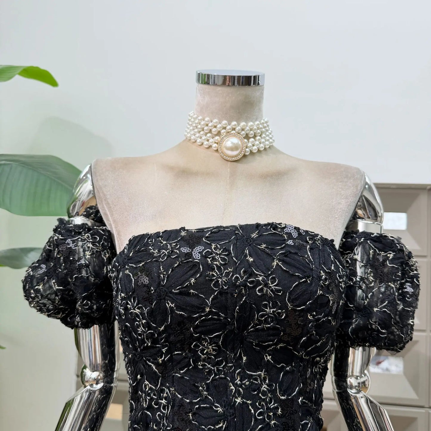 Corset Ball Gown Elegant Lace Peplum Strapless Dress