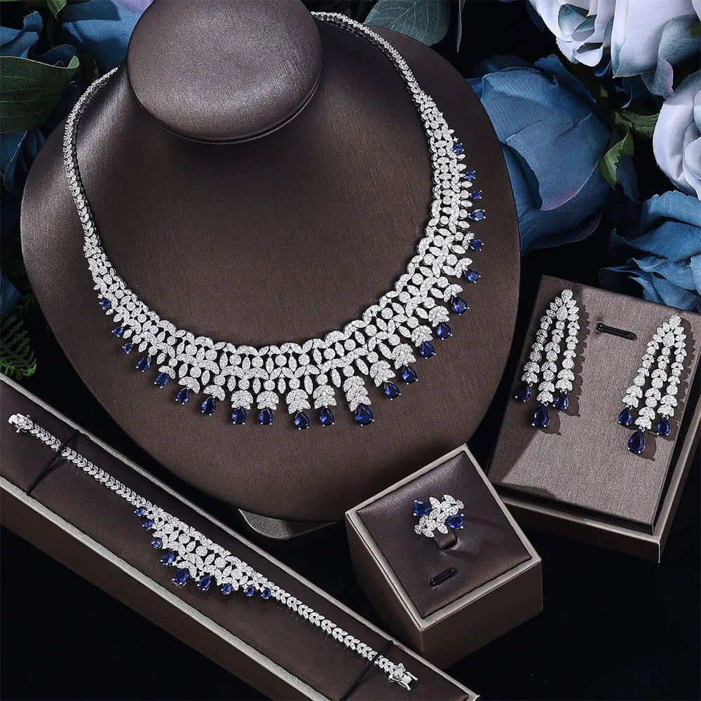 Cubic Zirconia Dubai Jewelry Set