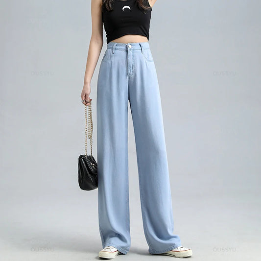 Baggy Wide Leg Denim Pants