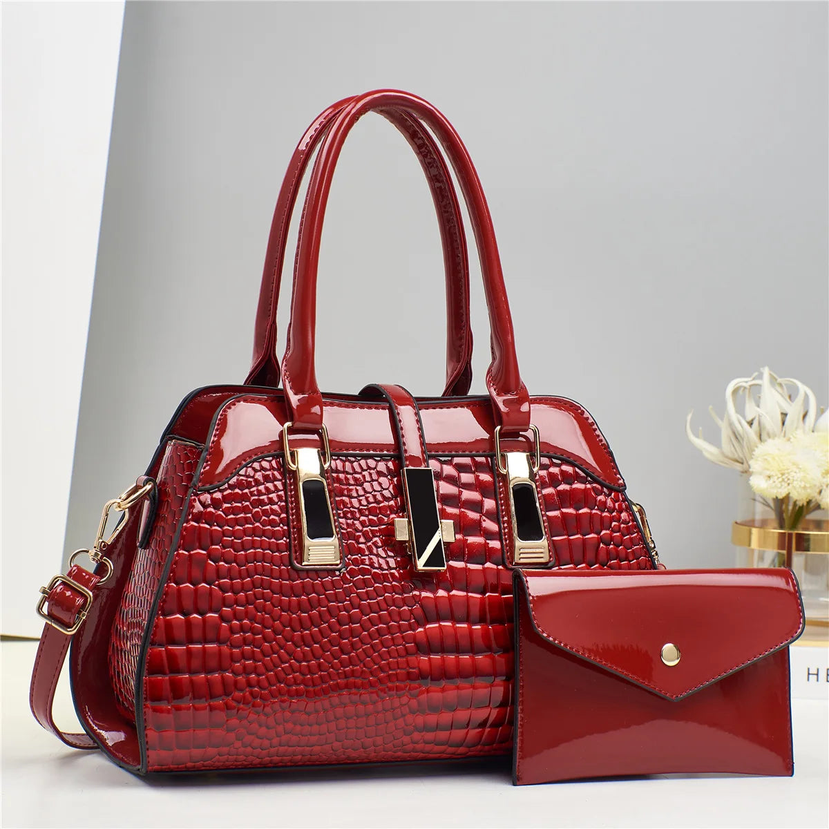 Crocodile Handbag for Women