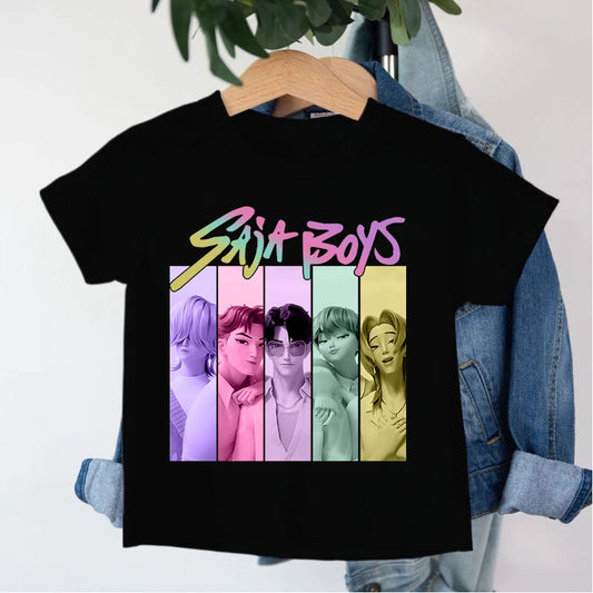 Demon Hunters Saja Cartoon T-shirt