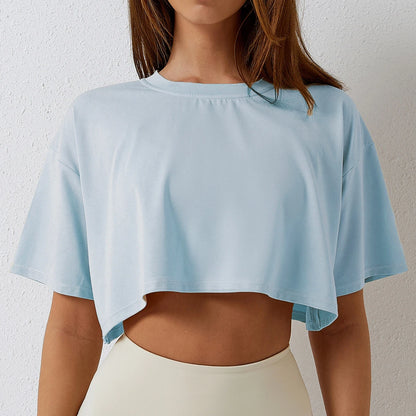 Navel Baring Loose Shirts