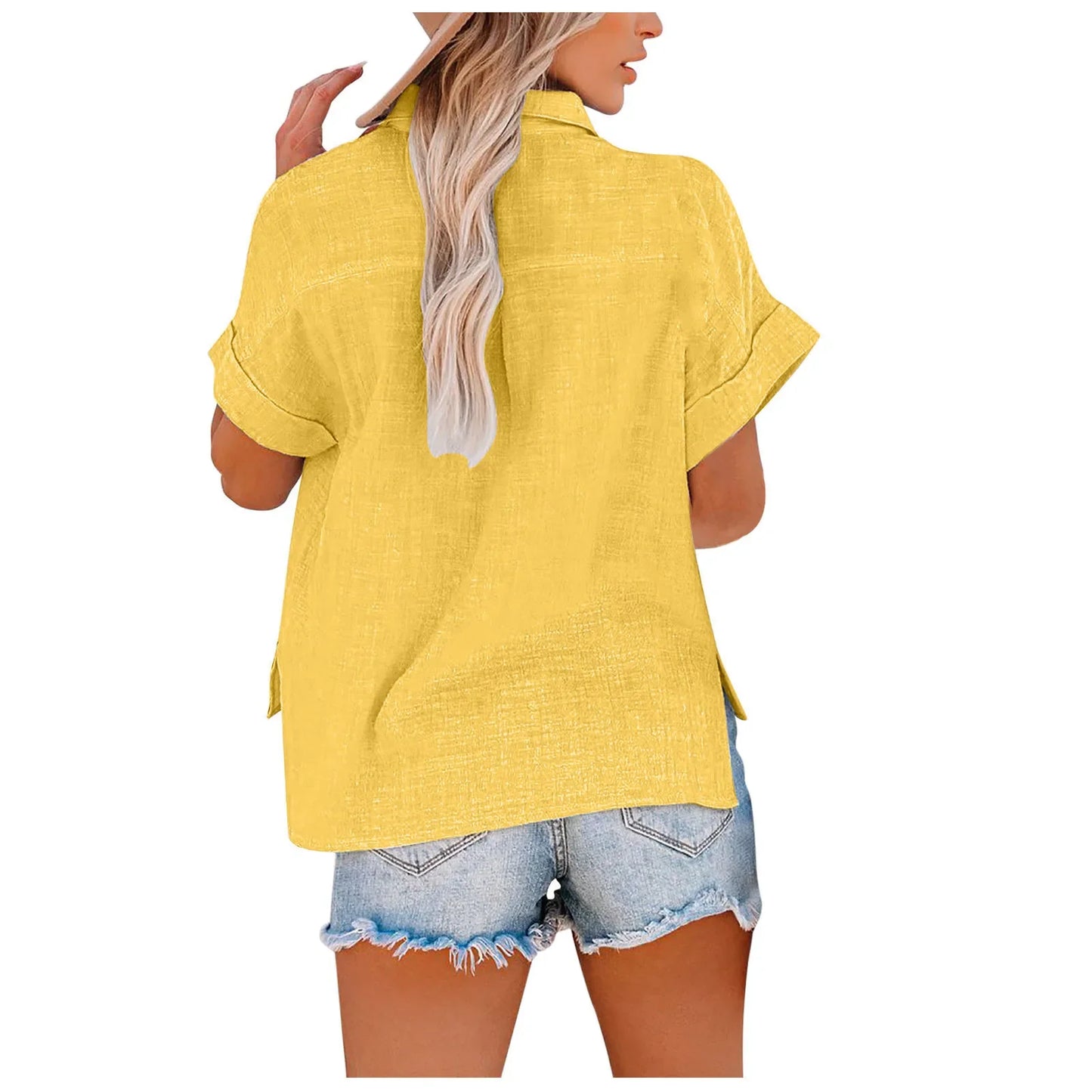 Linen Casual T-Shirt
