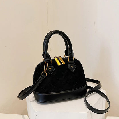Vintage Leather Shell Bag