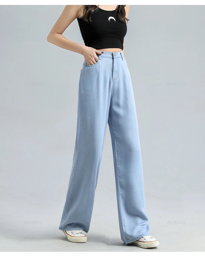 Baggy Wide Leg Denim Pants