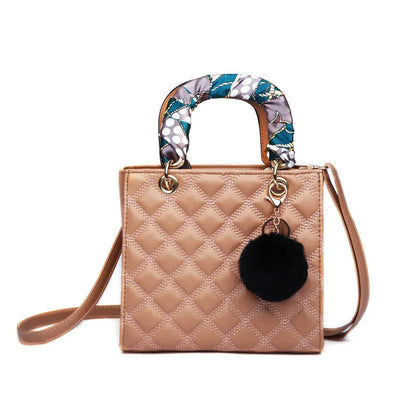 Diamond Stripe Women Handbag