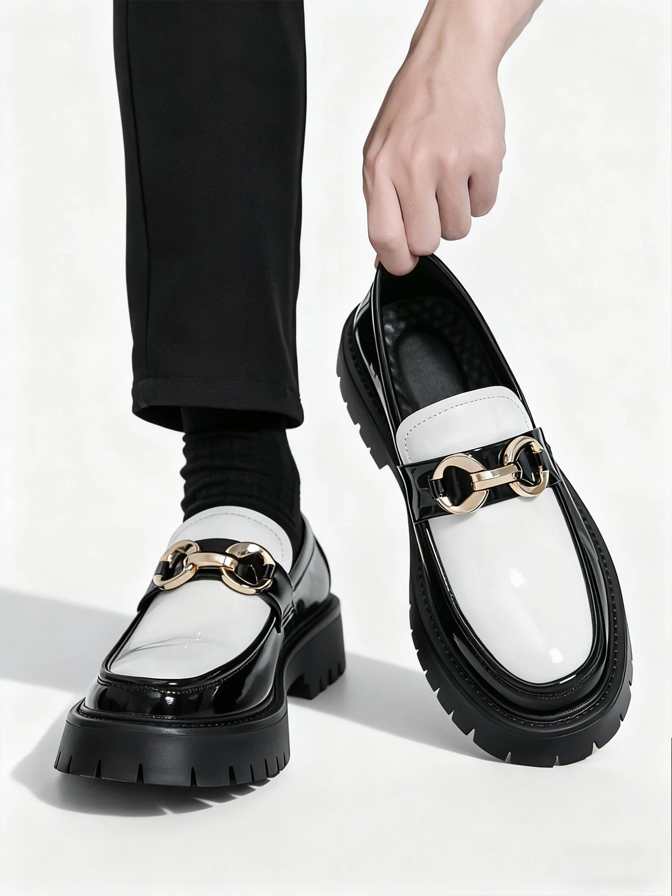 Classic Fashion Thick Sole Men's Penny Loafers