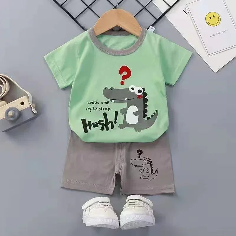 Short sleeve Baby Children Clothing Toddler Suit