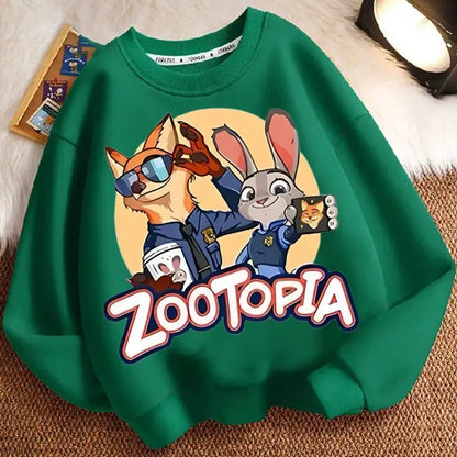 Zootopia 2 Judy Hopps Nick Wild Print Sweatshirt