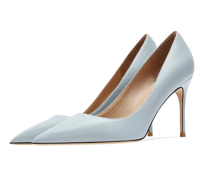 Matte Black Women's High Heels