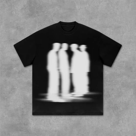 Atmosphere Virtual Shadow Cotton T-Shirt