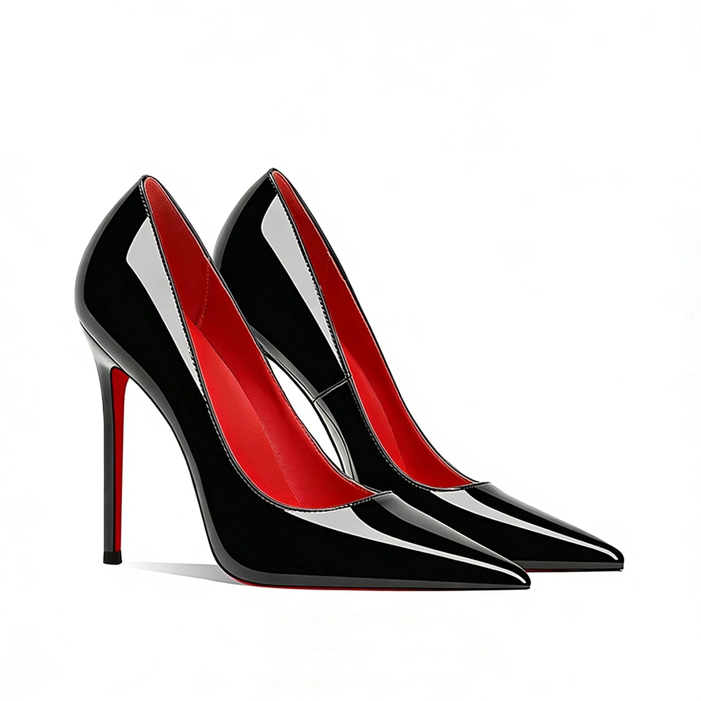 Red Bottoms Pointed Toe High Heels