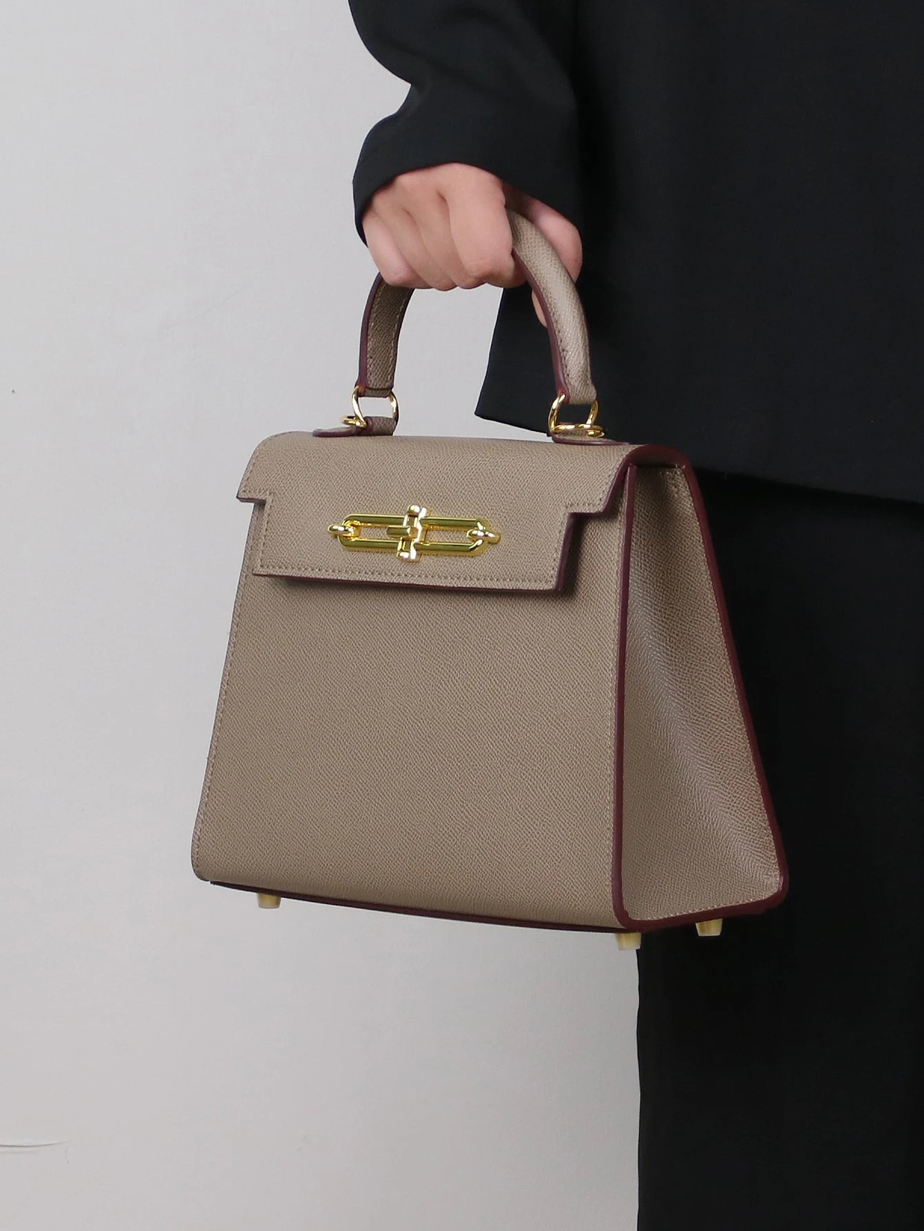 Temperament small bag palm print