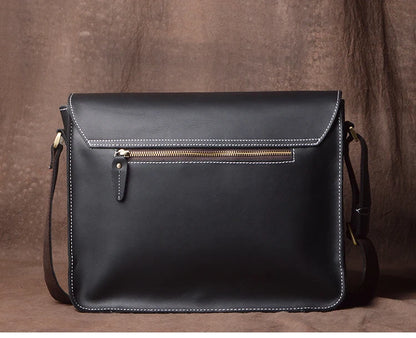 Retro Bag Crazy Horse Leather Bag Men's