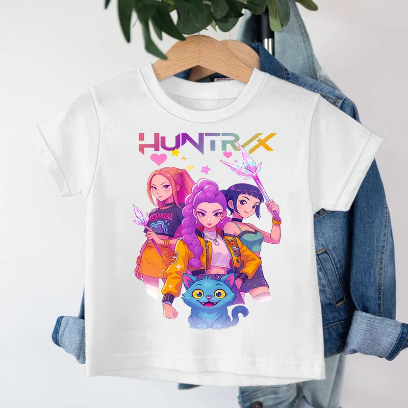 Demon Hunters Saja Cartoon T-shirt