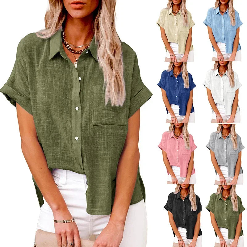 Linen Casual T-Shirt