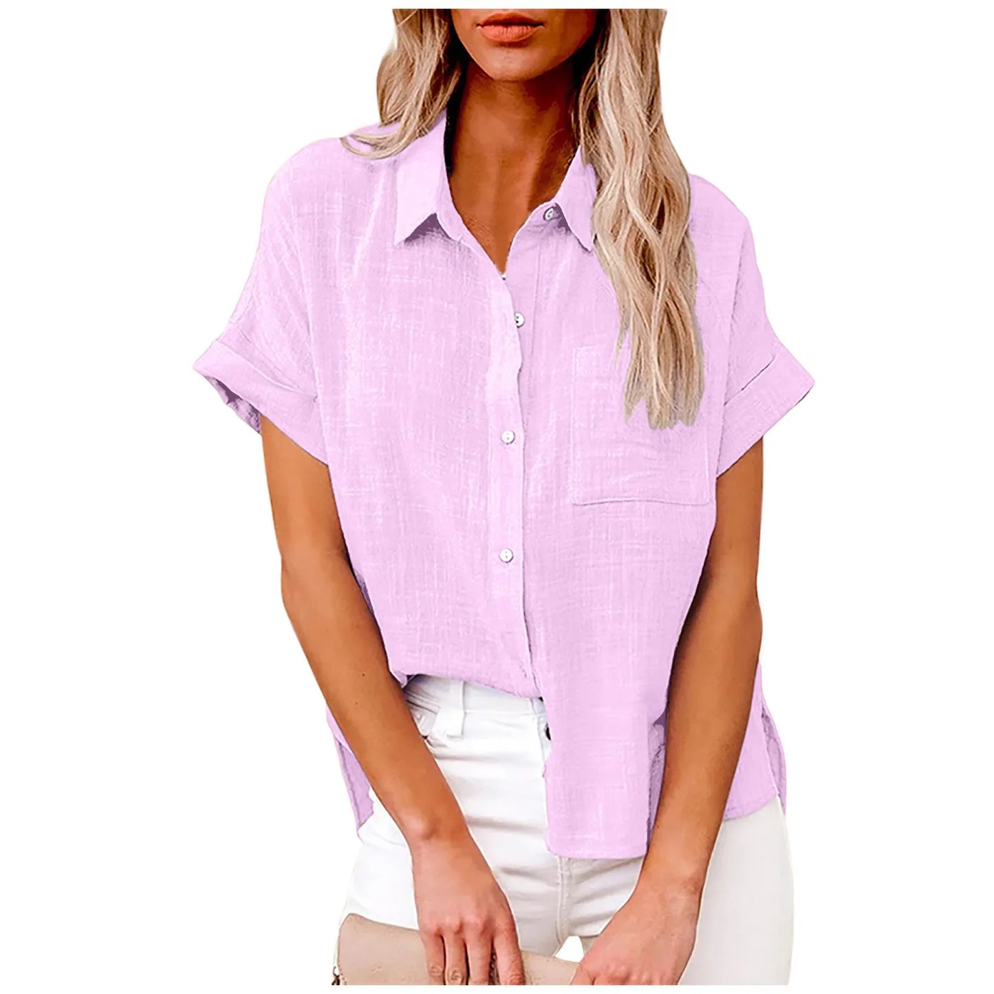 Linen Casual T-Shirt