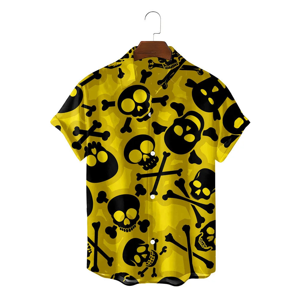 Casual Hawaiian Vacation Trend men's Cardigan Top Breathable