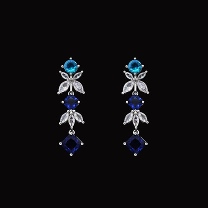 4-Piece Ring Cubic Zirconia Dubai Nigeria Crystal Wedding Jewellery Set