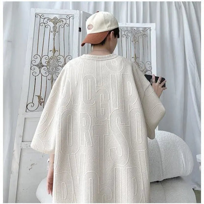 Men's Tracksuit Solid color tracksuit loose