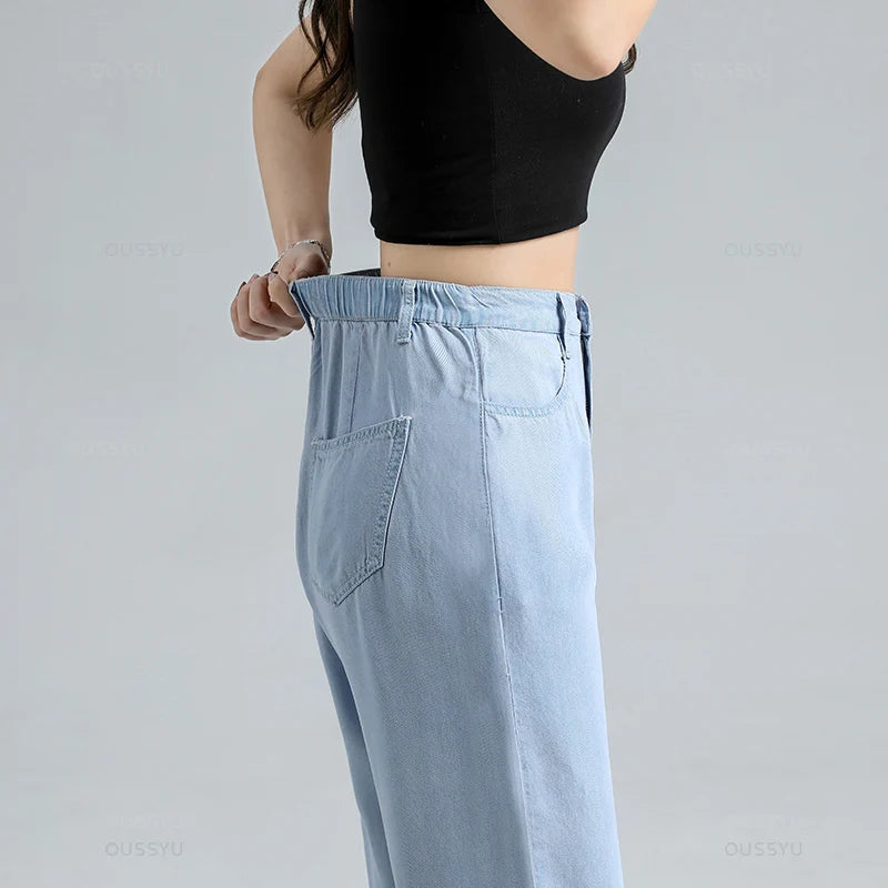 Baggy Wide Leg Denim Pants