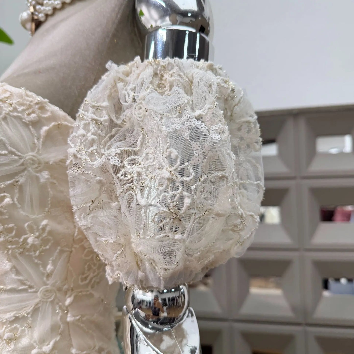 Corset Ball Gown Elegant Lace Peplum Strapless Dress