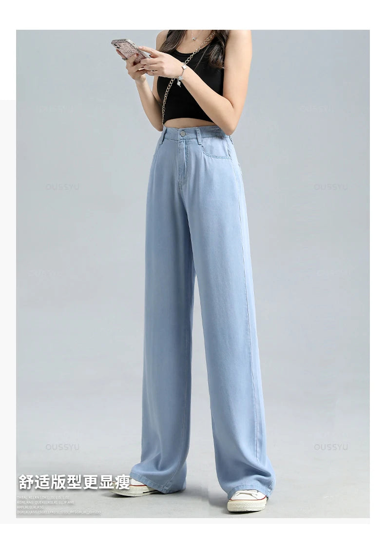 Baggy Wide Leg Denim Pants