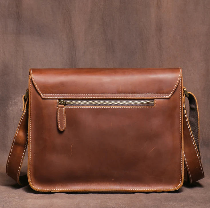 Retro Bag Crazy Horse Leather Bag Men's