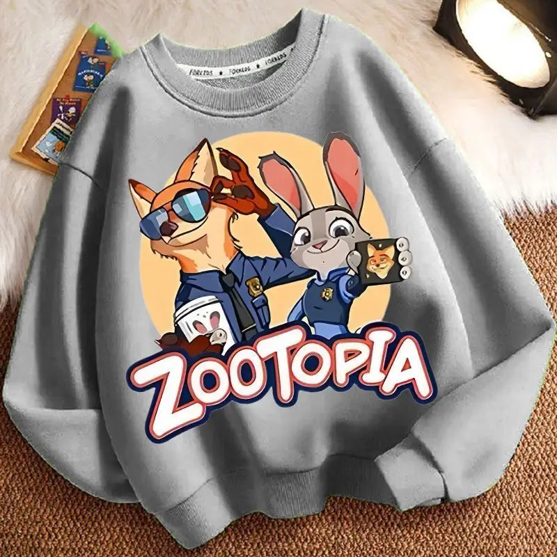 Zootopia 2 Judy Hopps Nick Wild Print Sweatshirt