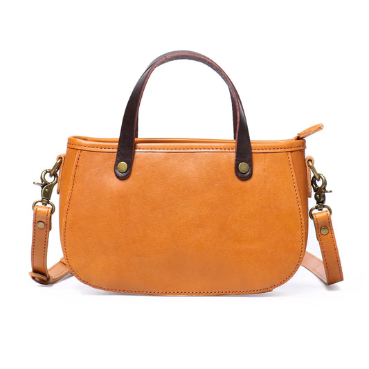 Versatile Shoulder Cowhide Crossbody Bag