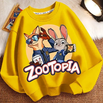 Zootopia 2 Judy Hopps Nick Wild Print Sweatshirt