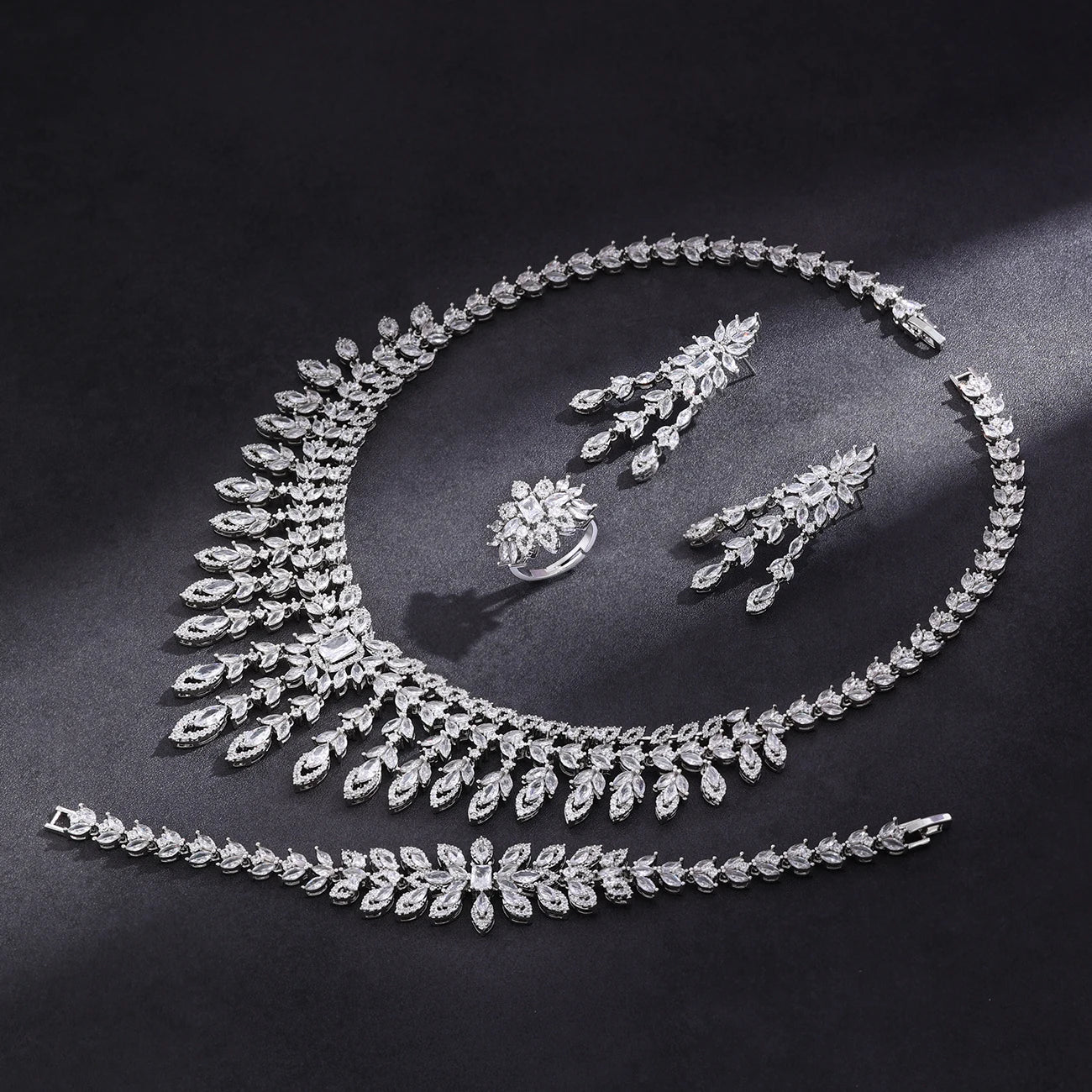 Cubic Zirconia Dubai Jewelry Set