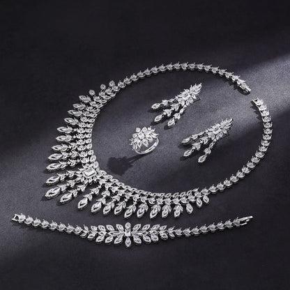 Cubic Zirconia Dubai Jewelry Set