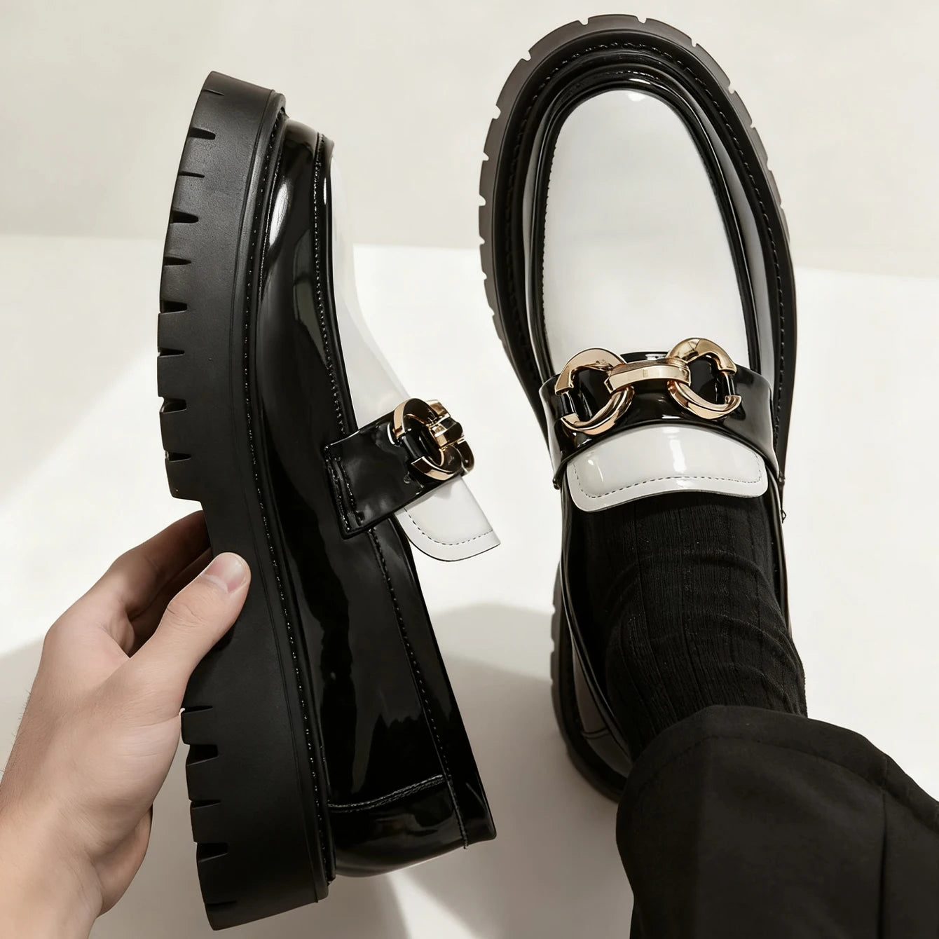 Classic Fashion Thick Sole Men's Penny Loafers