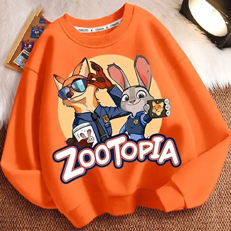 Zootopia 2 Judy Hopps Nick Wild Print Sweatshirt