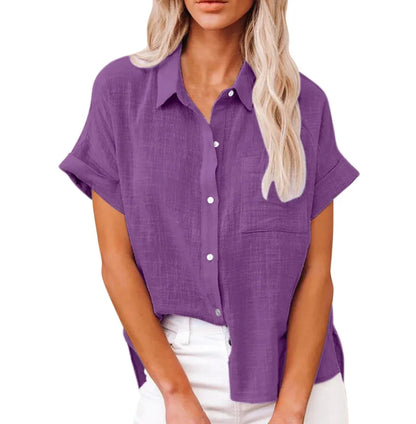 Linen Casual T-Shirt