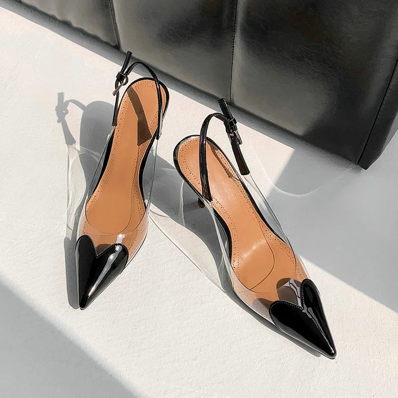 Fashion Heart Design Women Pumps