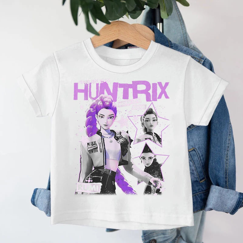 Demon Hunters Saja Cartoon T-shirt