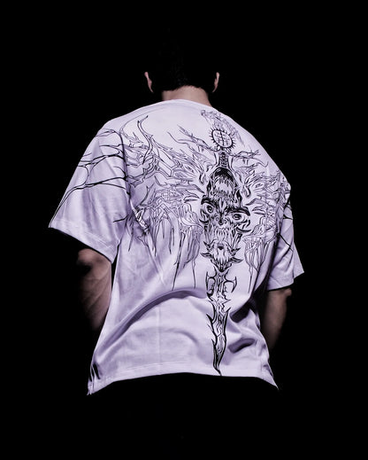 Dark Fantasy Oversized Cotton T Shirt