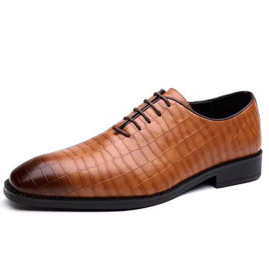 Retro Carved Lace-Up Brogue Oxford  Shoes